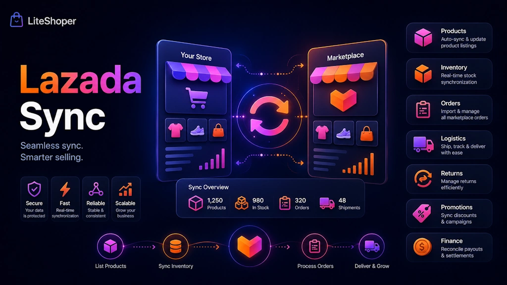 Lazada Sync preview