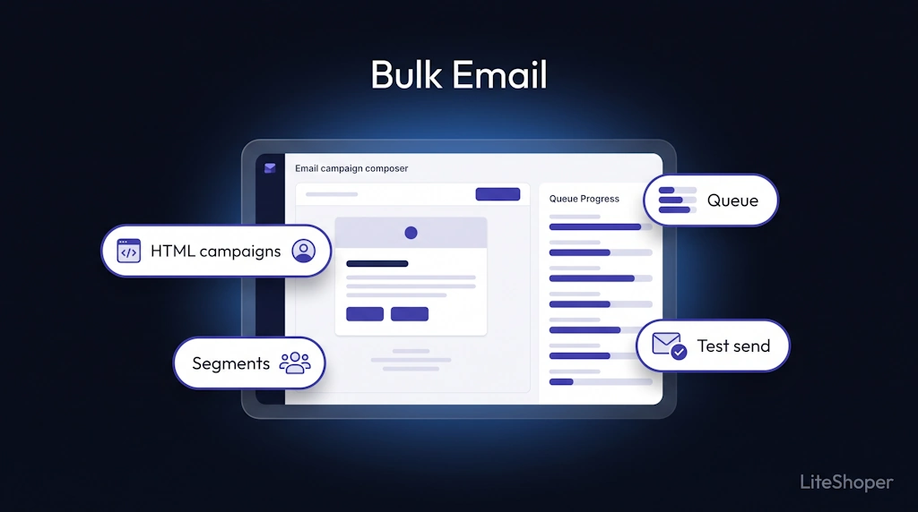 LiteShop Bulk Email preview
