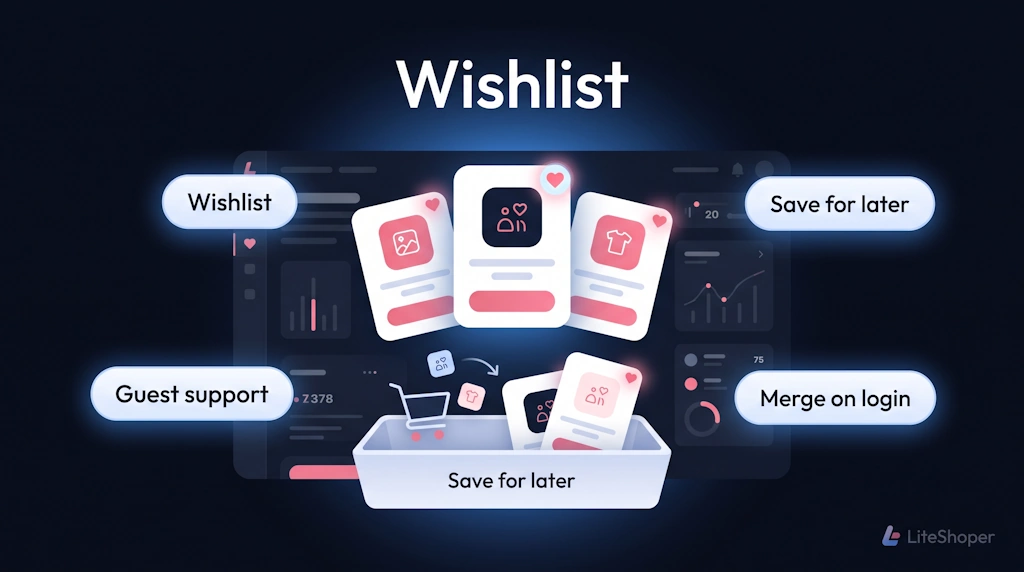 Wishlist / Save for Later preview