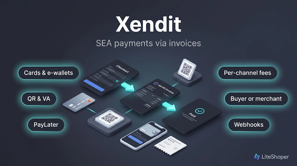 LiteShop Xendit preview