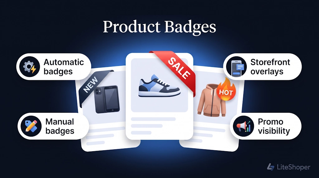 LiteShoper Product Badges preview